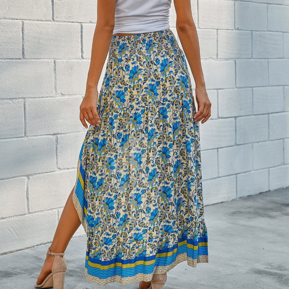 New Bohemian Hi Low Midi Maxi Festival Skirt - Picture 7 of 7